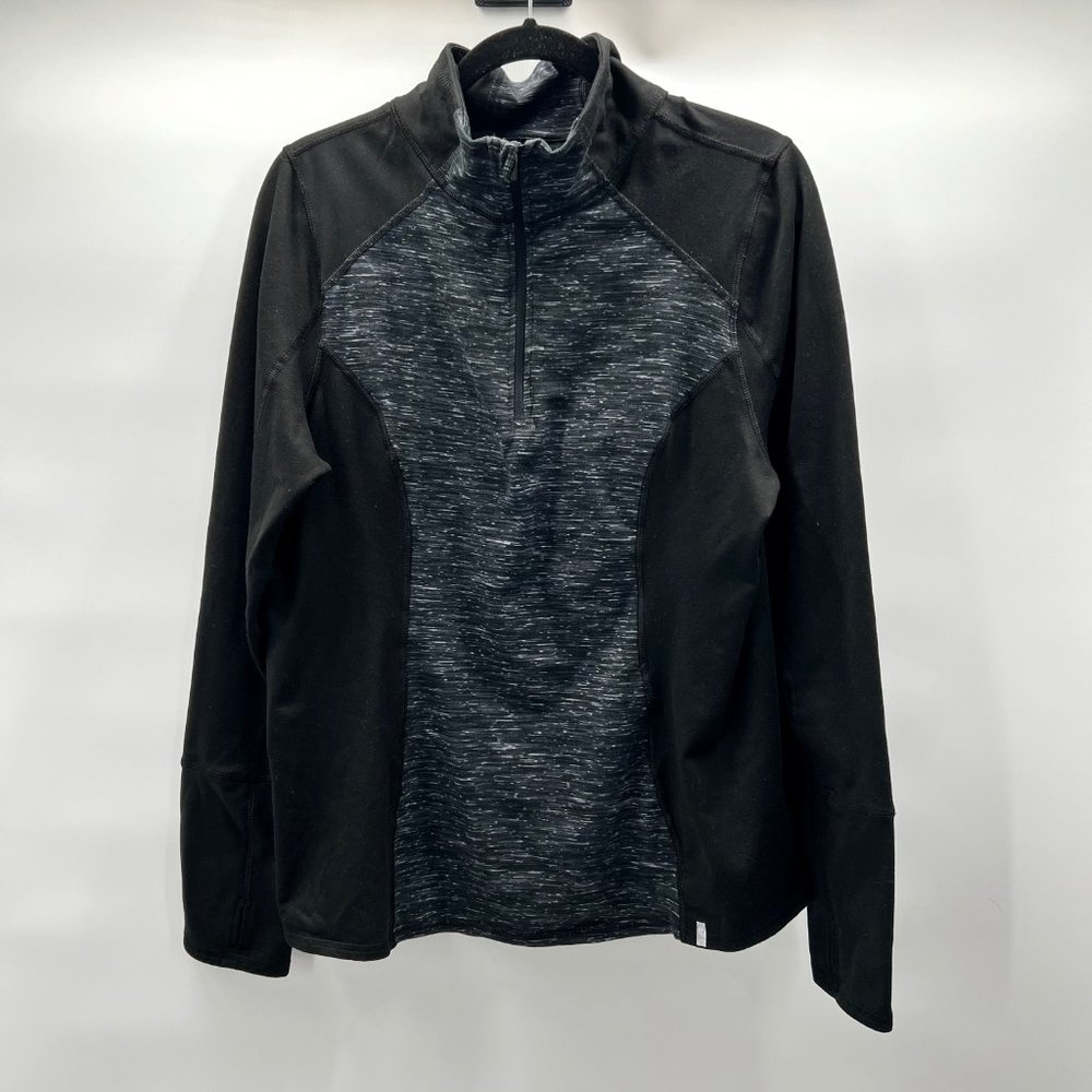 Women’s Workout Exercise 1/4 Zip Pullover Light-Weight Jacket - Picture 2 of 9